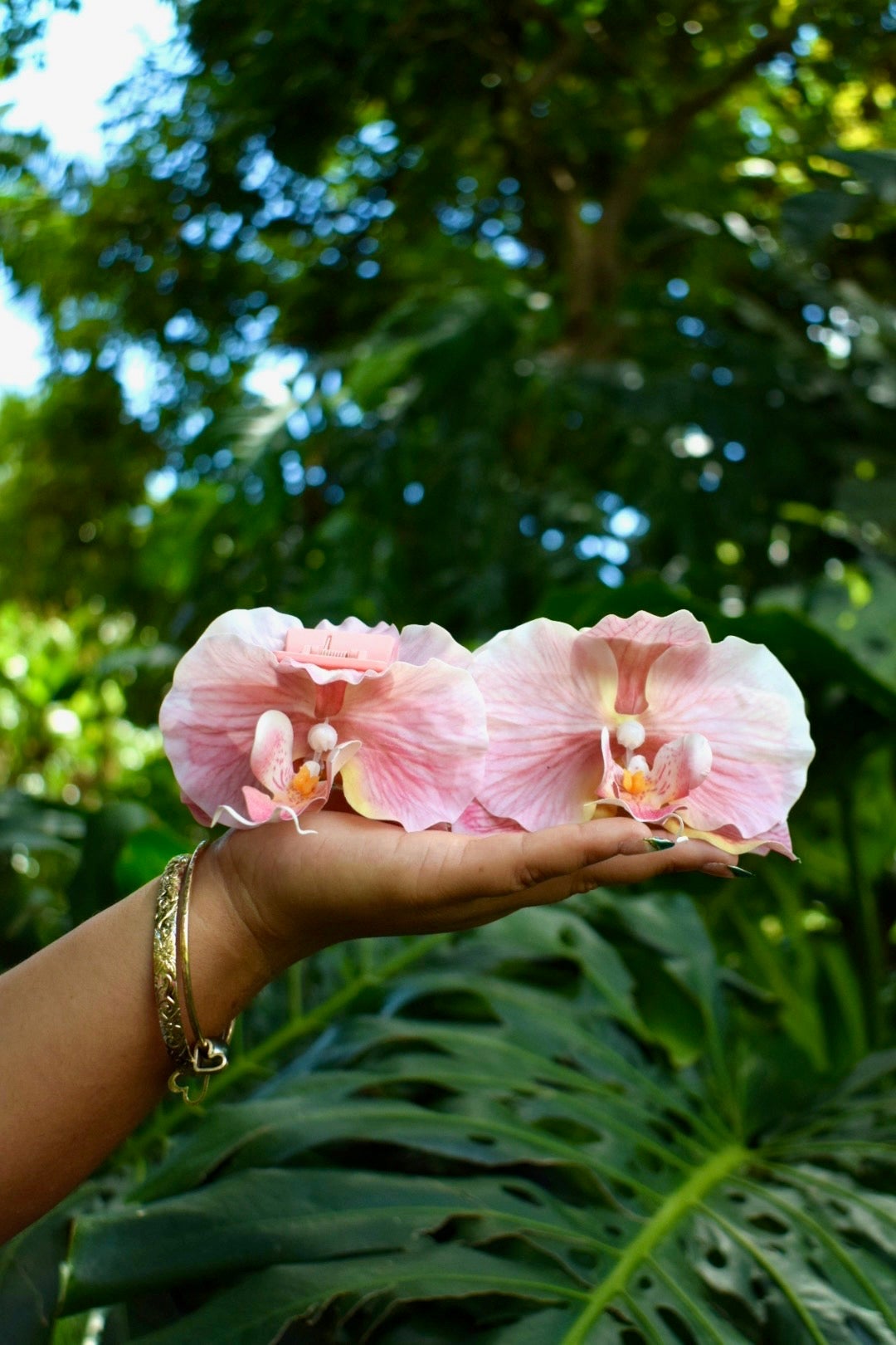 Blush Sakura Orchid Clip | Liko Collection